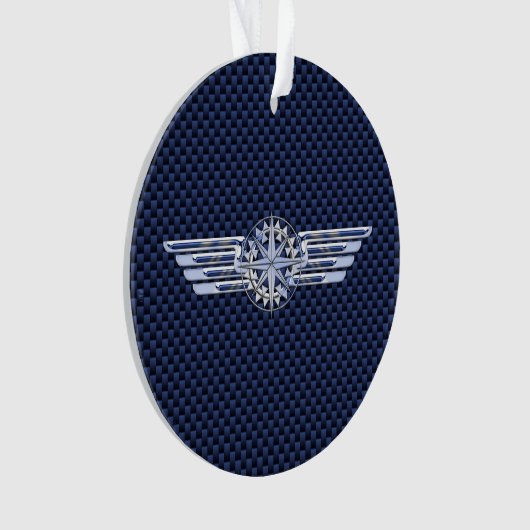 Général Air Pilote Chrome Comme Ailes Compass (devant)