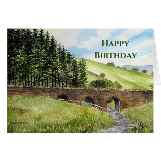 General Birthday Scawgill Bridge Lake District (Voorkant Horizontaal)