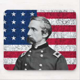 General Chamberlain en de Amerikaanse vlag Muismat