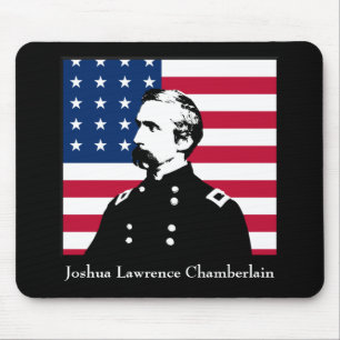 General Chamberlain en de Amerikaanse vlag Muismat