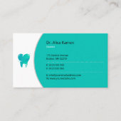 General Dentist | Teeth Afsprakenkaartje (Voorkant)