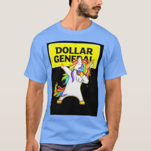 General Dollar General Unicorn Dabbing US T-shirt