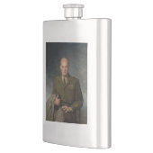 General Dwight Eisenhower 5 Star Painted Portret Flacon (Links)