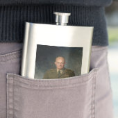 General Dwight Eisenhower 5 Star Painted Portret Flacon (Voorbeeld)