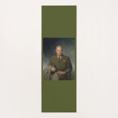 General Dwight Eisenhower 5 Star Painted Portret Yogamat (Achterkant)