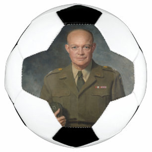 Général Dwight Eisenhower Portrait peint 5 étoiles