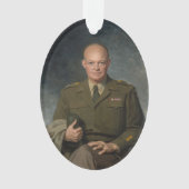 Général Dwight Eisenhower Portrait peint 5 étoiles (devant)