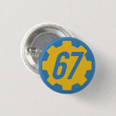 General Issue Vault 67 (variant) Ronde Button 3,2 Cm (Voorkant /achterkant)