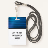 General Kantoor Badge (Achterkant met draagriem)