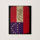 General Lee Headquarters vlag met handtekening Legpuzzel (Verticaal)