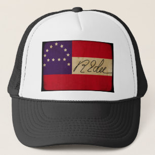 General Lee Headquarters vlag met handtekening Trucker Pet