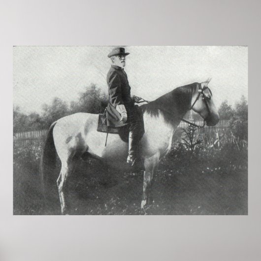 General Lee riding Traveler Poster (Voorkant)