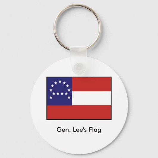 General Lee's Headquarters Flag Sleutelhanger (Voorkant)