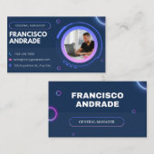 General manager | Professional Business Card Visitekaartje (Voorkant / Achterkant)