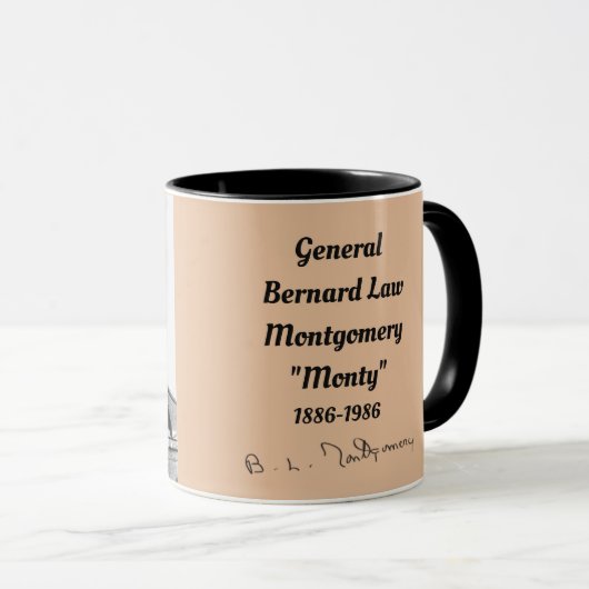 General Montgomery "Monty" Portrait Mug Mok (Voorkant rechts)