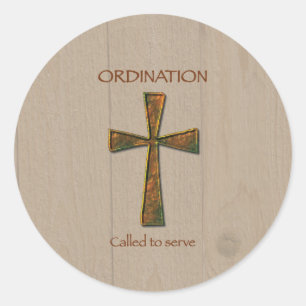 General Ordination Gefeliciteerd, Metal Design C Ronde Sticker