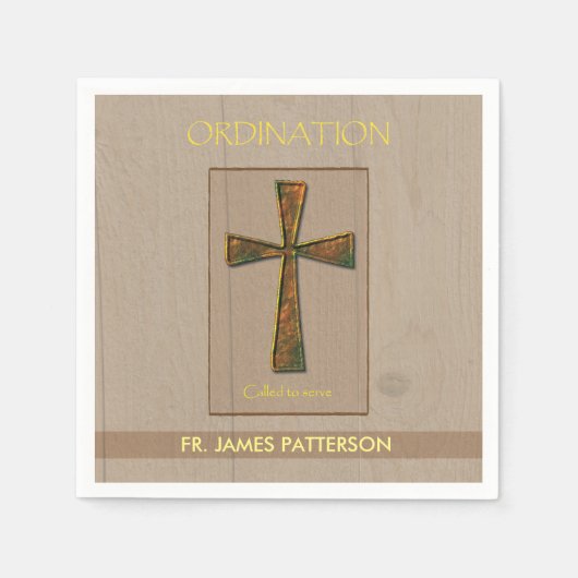 General Ordination Gefeliciteerd, Metal Design C Servetten (Voorkant)