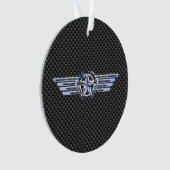 General Private Air Pilot Chrome, zoals Star Wings Ornament (voorkant)