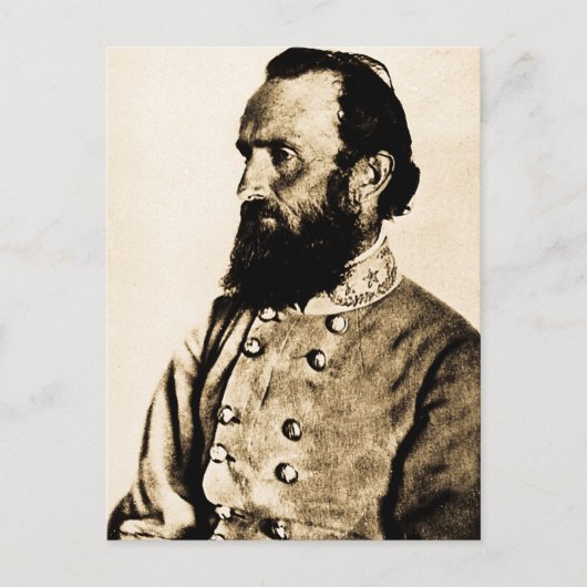 General Stonewall Jackson Briefkaart (Voorkant)