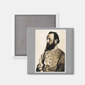 General Stonewall Jackson Magneet (Voorkant / Achterkant)