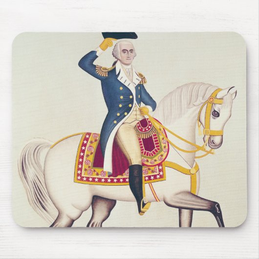General Washington on a White Charger, c.1835 Muismat (Voorkant)