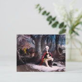 General Washington Praying at Valley Forge, PA Briefkaart (Staand voorkant)