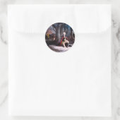 General Washington Praying at Valley Forge, PA Ronde Sticker (Tas)