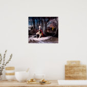 General Washington Prays in Valley Forge, PA Poster (Keuken)