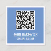 Générateur avec Carte de visite Carré de code QR (Devant)