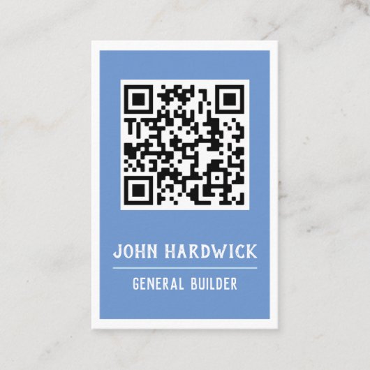 Générateur avec Carte de visite de code QR (Devant)