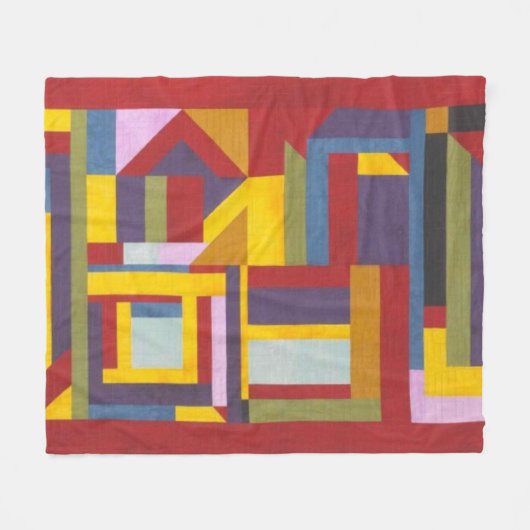 Generatie Ritme Fleece Deken (Voorkant (Horizontaal))