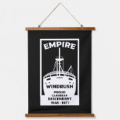 Generatie Windrush    Hangend Wandkleed (Voorkant)