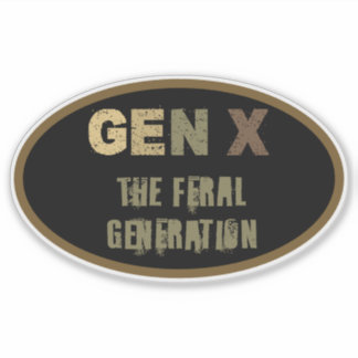 Generatie X: De verwilderde generatie Sticker