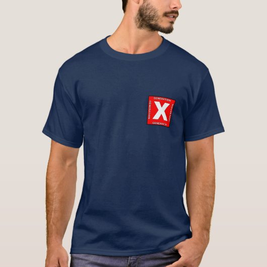 Generatie X Mannen T-shirt (Voorkant)