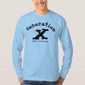 Generatie X T-shirt (Voorkant)