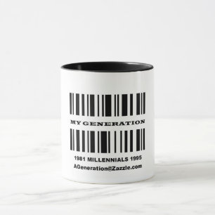 Generatie Y BAR CODE Mok