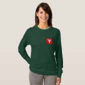 Generatie Y lange hoes voor vrouwen T-Shirt (Voorkant volledig)