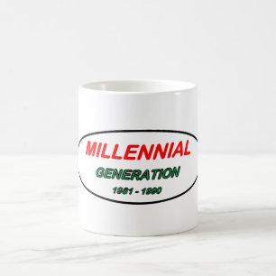 generatie Y van de mok - "Millennia"