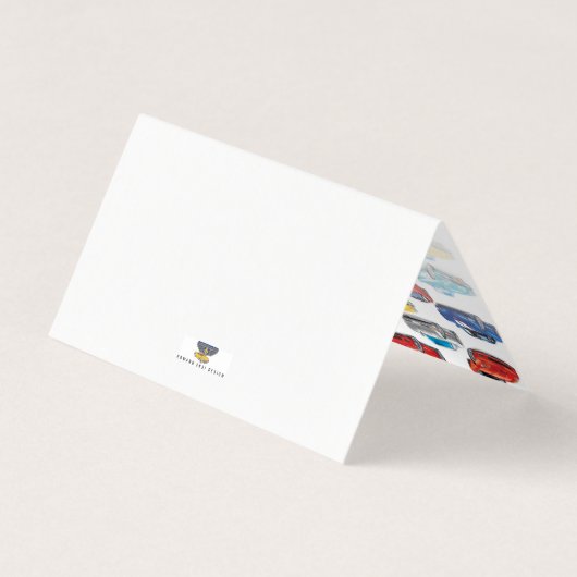 GENERATIES VAN AUTOMOBIELKUNST KAART (Achterkant)