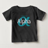 Génération ALPHA 2010-2024 | T-shirt bébé | DP7Art (Devant)