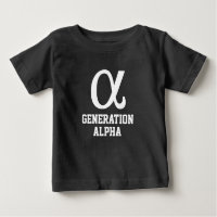 Génération Alpha symbole Baby Fine Jersey T-Shirt