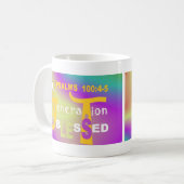 Génération Bienheureuse (En Anglais) Mug De Café (Devant gauche)