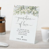 Génération de l'Amour Panneau Fleurs Blanches (In SItu)