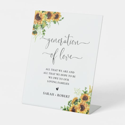 Génération de l'Amour Panneau Fleurs Jaunes (Recto)