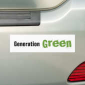 Generation Green Bumpersticker (Op auto)