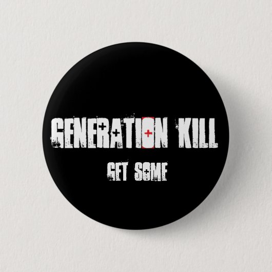Generation_kill_hbo, krijg wat ronde button 5,7 cm (Voorkant)