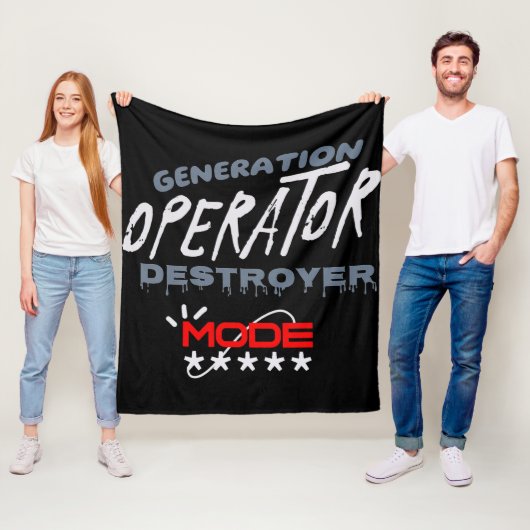 Generation Operator Destroyer Mode Fleece Deken (In situ)