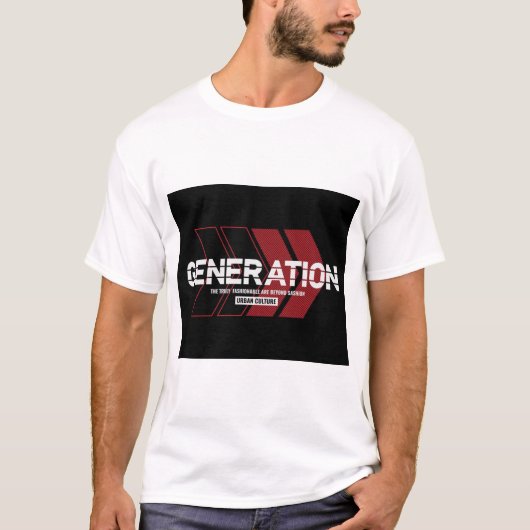 GÉNÉRATION. T-SHIRT IMPRIMÉE (Devant)