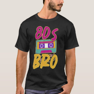 Generation Theme Party 80 Bro Retro Cas 1980 T-shirt