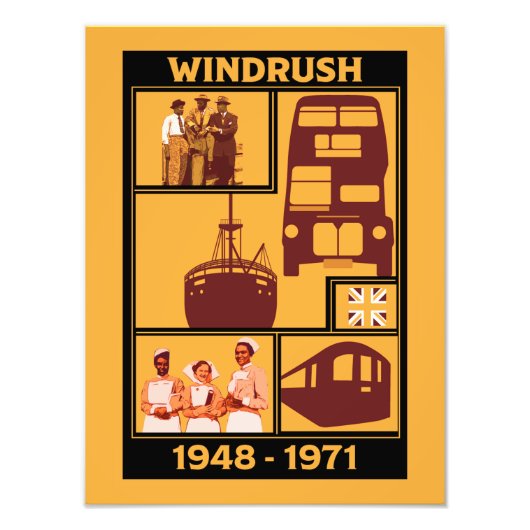 Generation Windrush British History Foto Afdruk (Voorkant)